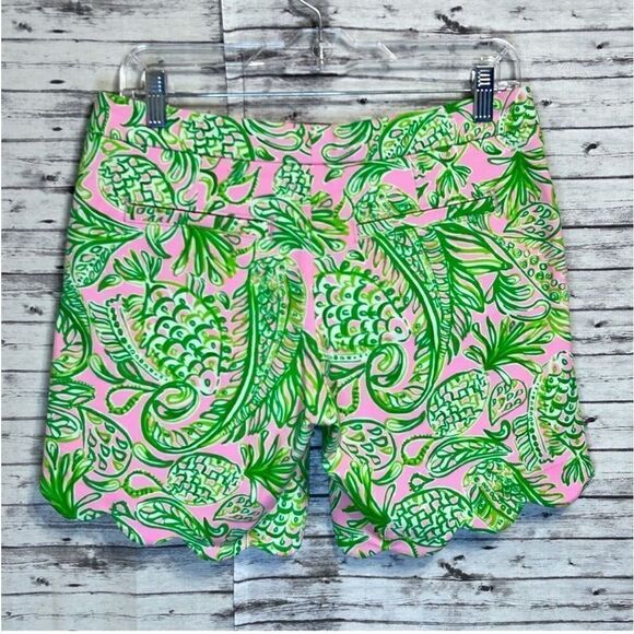 Lilly Pulitzer Darci Knit Shorts Fins and Flippers - Picture 4 of 11